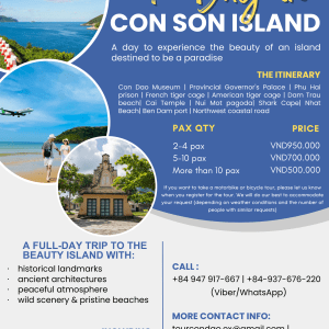 Explore Con Son Island – Full day Trip
