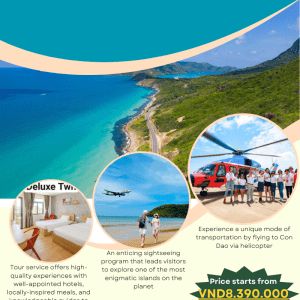 Package tour: Con Dao 3 days 2 nights by helicopter